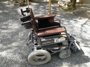 伊勢神宮の電動車椅子